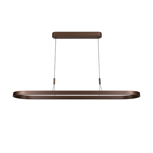 Lucide LIANE - Pendant light - LED Dim. - CCT - 2x40W 2700K/4000K - Rust Brown | Vibes - turned off
